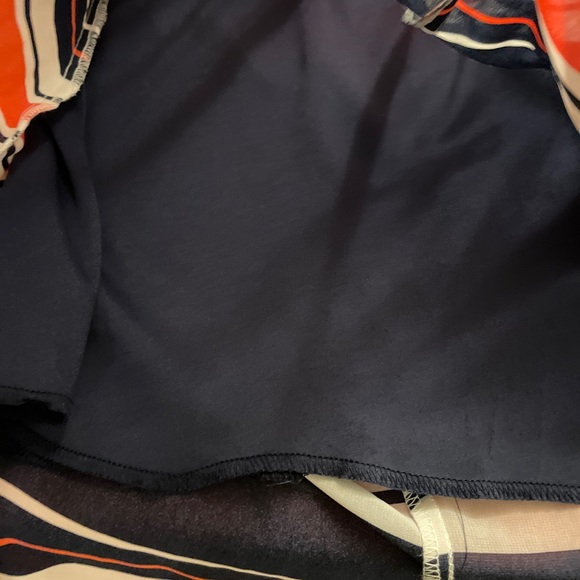 Orange, White & Blue Maxi Dress. Size Small. - Picture 8 of 11